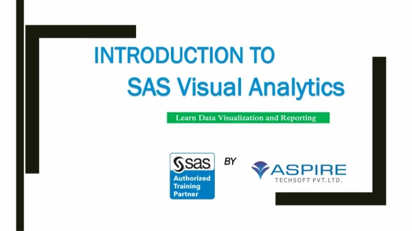 SAS Certified Visual Analytics | Aspire