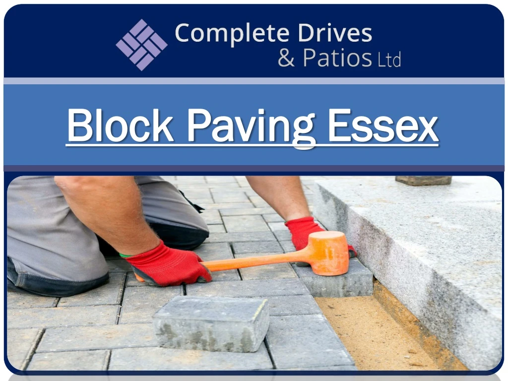 block paving essex