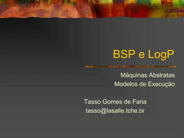 BSP e LogP