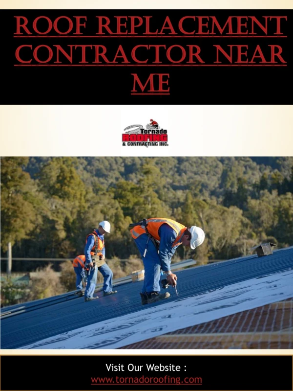 Roof replacement contractor near me