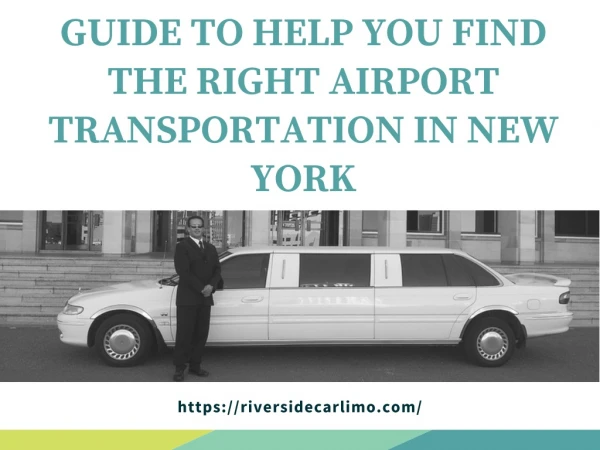 Professional Airport Transportation Service In New York
