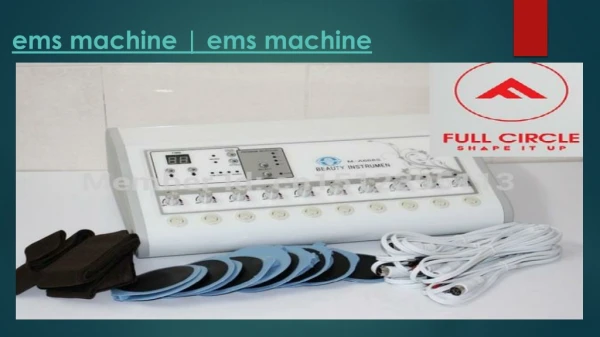 Ems machine ems machine