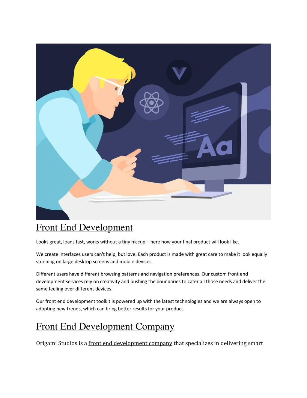 front end development