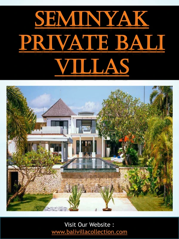 Seminyak Private Bali Villas