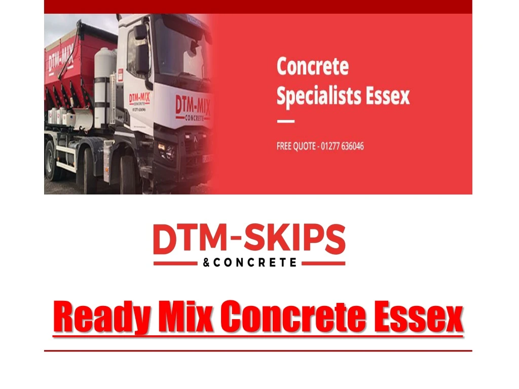 ready mix concrete essex