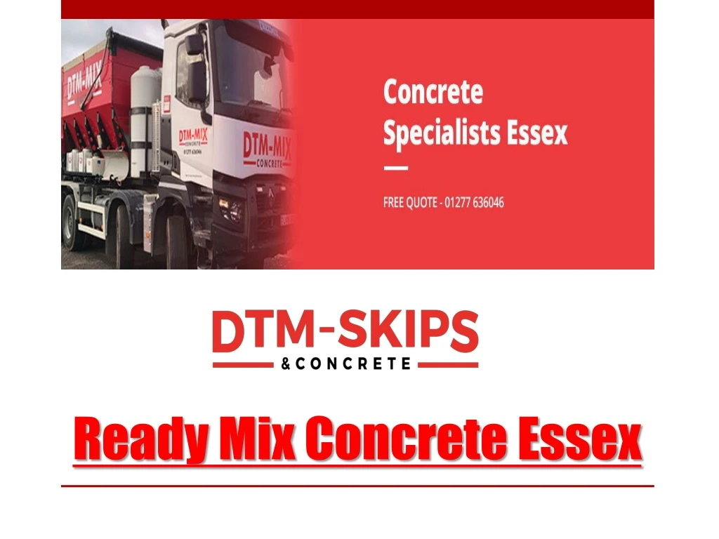 Ppt Ready Mix Concrete Essex Powerpoint Presentation Free Download Id8226987