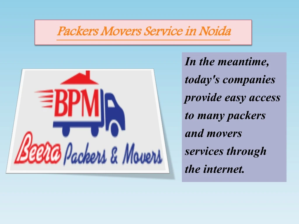 packers movers service in noida