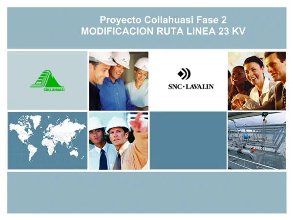Proyecto Collahuasi Fase 2 MODIFICACION RUTA LINEA 23 KV