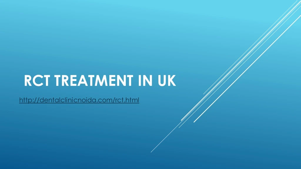 rct treatment in uk