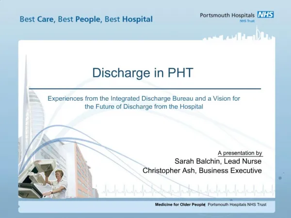 Discharge in PHT