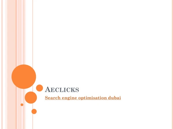 search engine optimisation services Dubai
