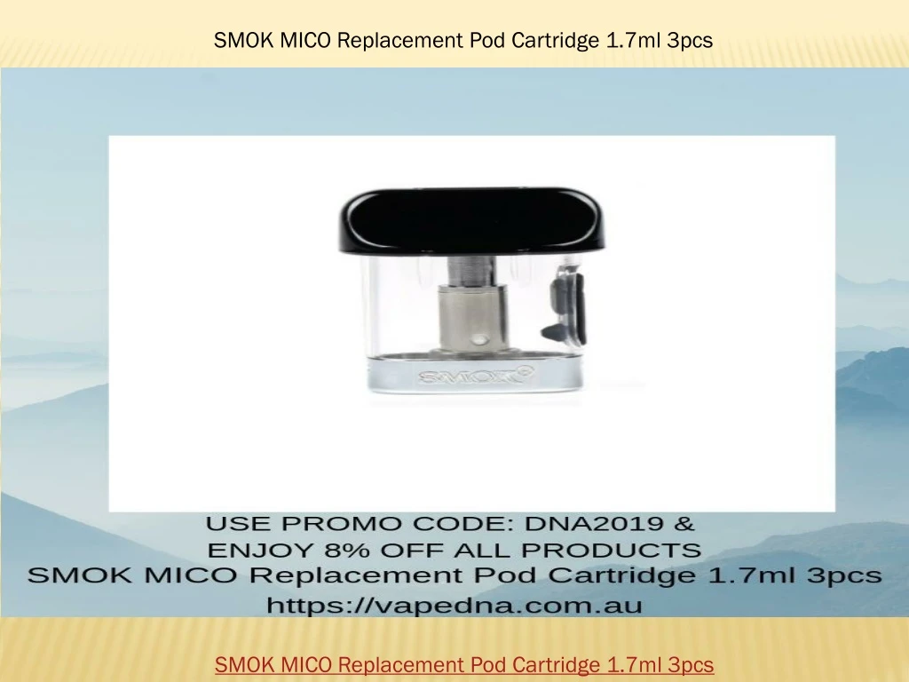 smok mico replacement pod cartridge 1 7ml 3pcs
