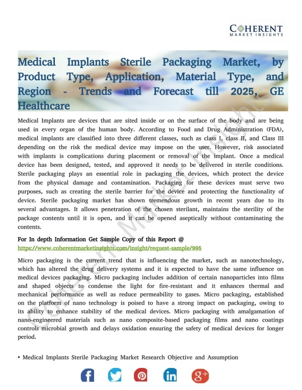 Medical Implants Sterile Packaging Market, by Product Type, Application, Material Type, and Region - Trends and Forecast