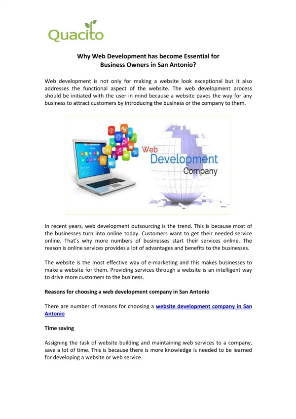 why web development has become essential