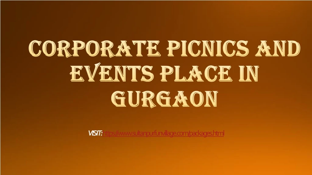 corporate picnics and events place in gurgaon