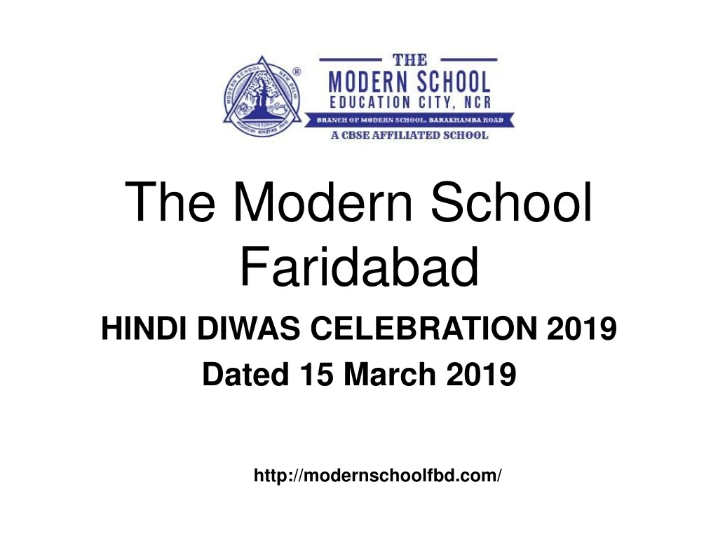 the modern school faridab ad
