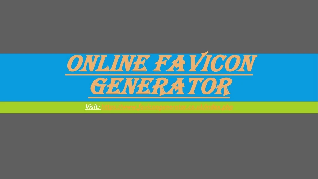 online favicon generator