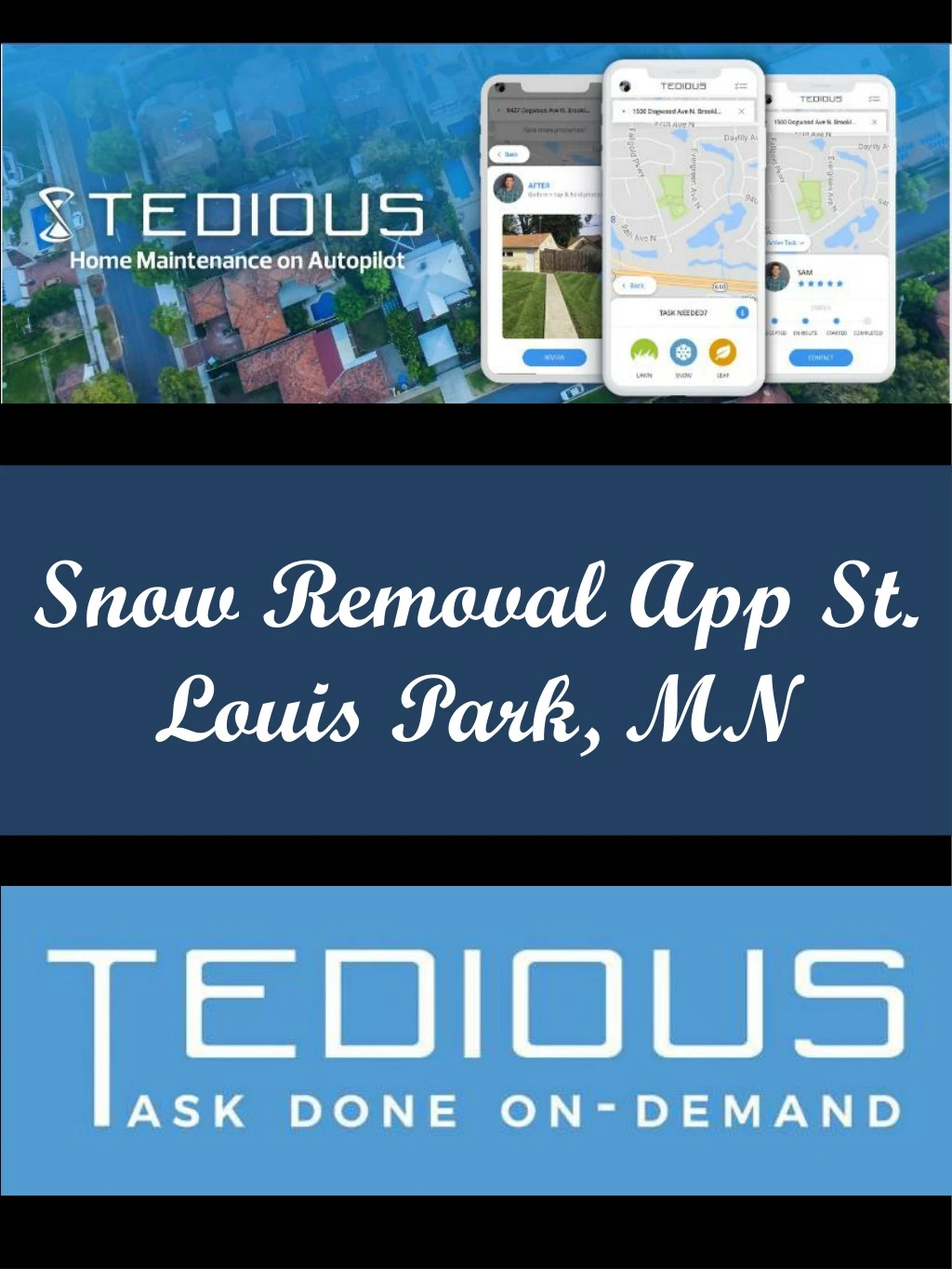 snow removal app st louis park mn