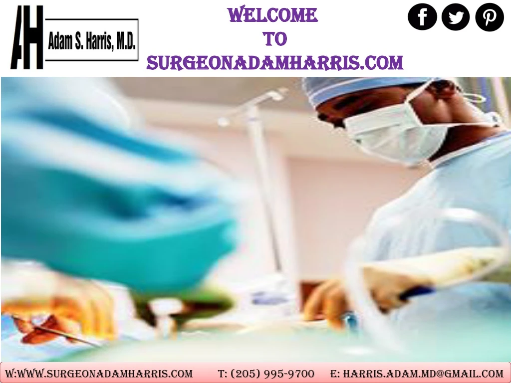 welcome to surgeonadamharris com