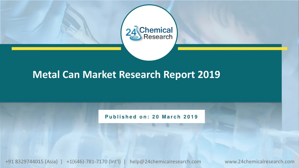 metal can market research report 2019