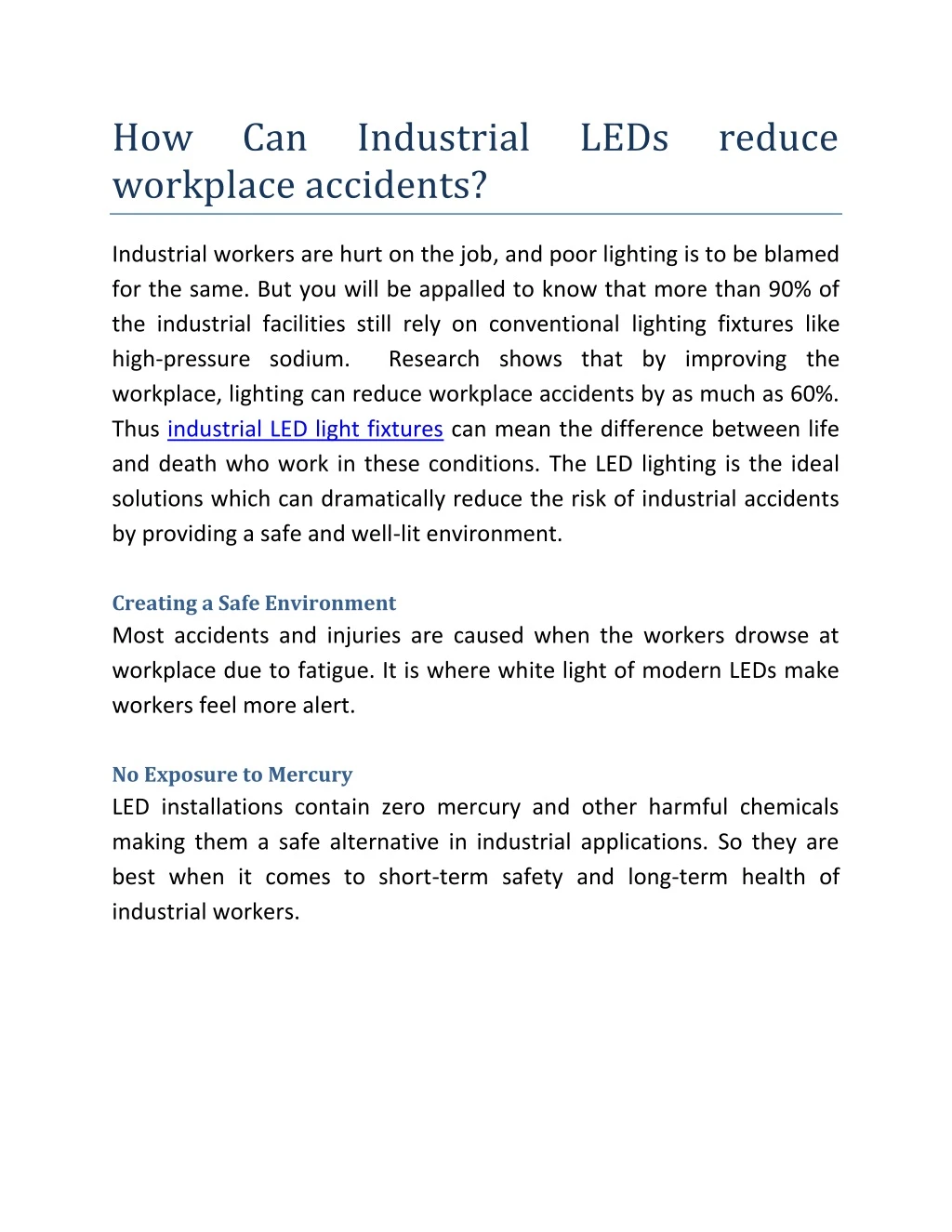 how workplace accidents