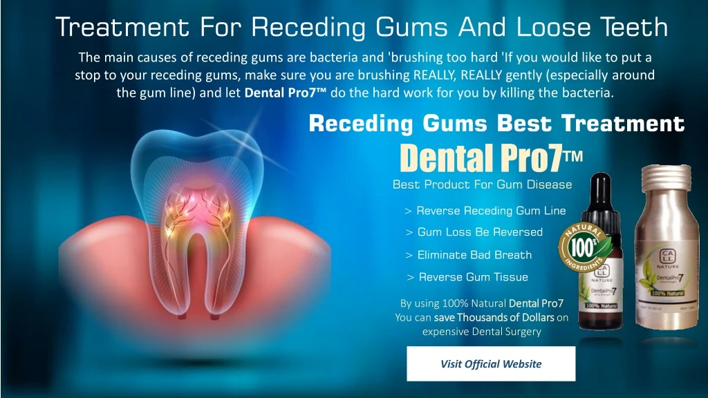treatment for receding gums and loose teeth