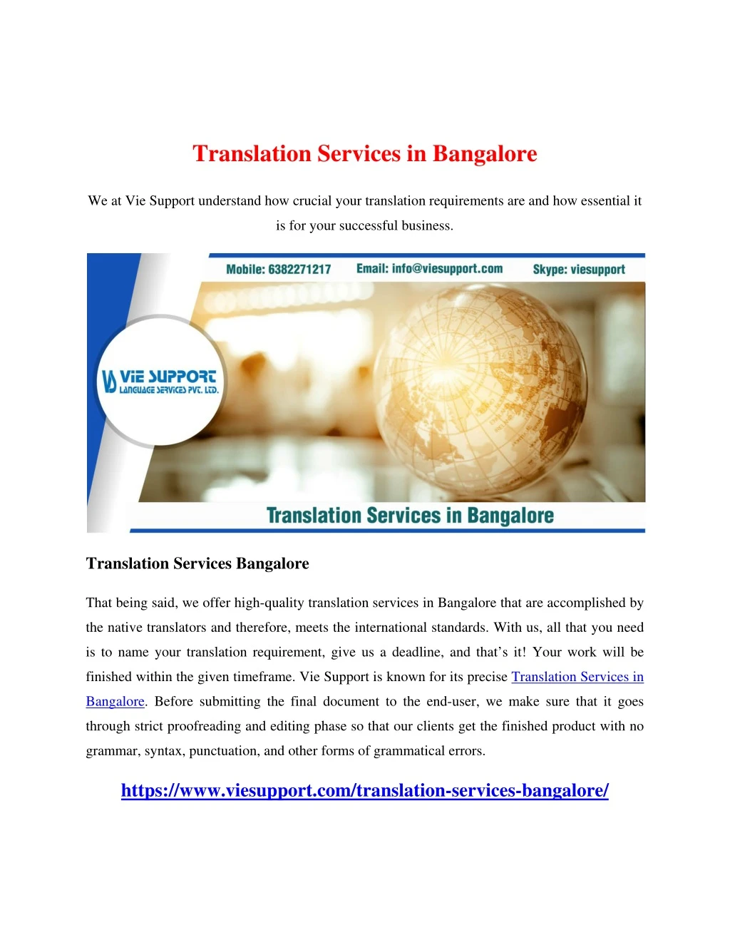 translation services in bangalore