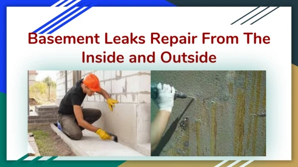 Basement Waterproofing Company To Fix Foundation Leaks