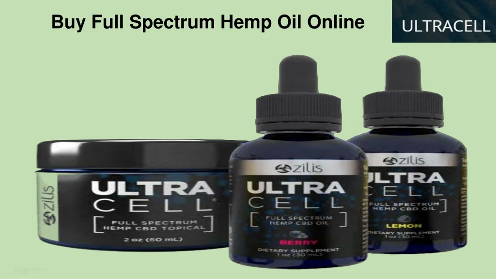 buy full spectrum hemp oil online