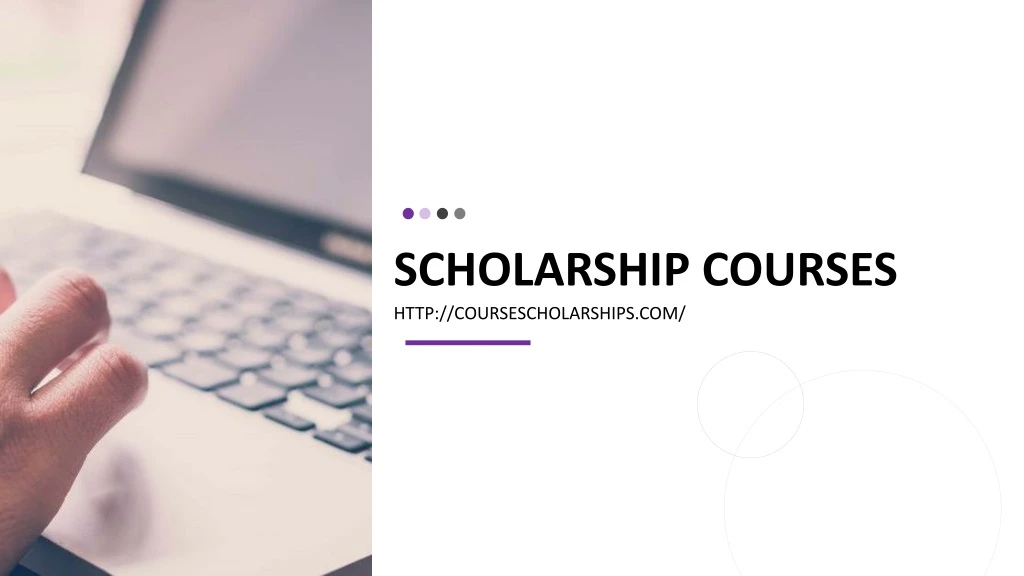 scholarship courses