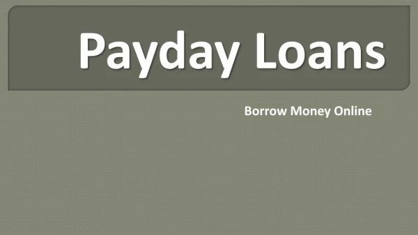 Do you hesitate to apply for payday loans canada?