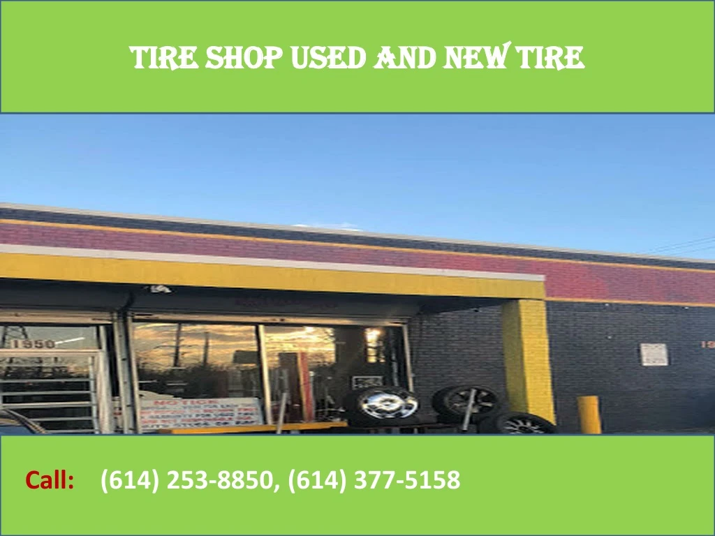 tire shop used and new tire