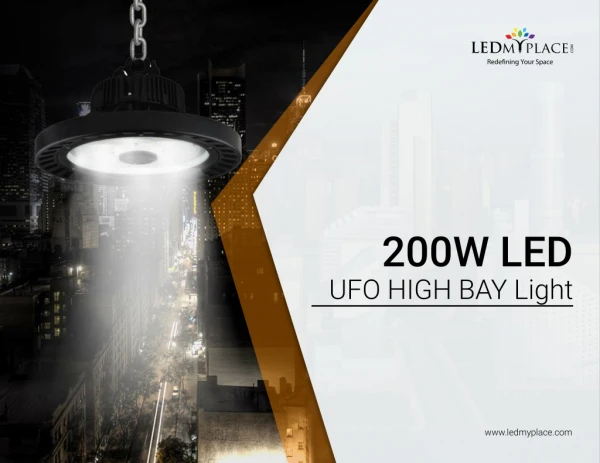 Why 200W LED UFO High Bay Light is Best Warehouse Lighting?