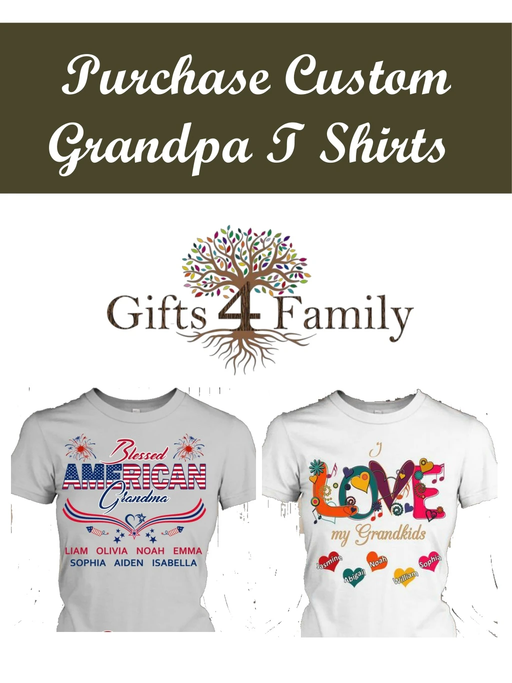 purchase custom grandpa t shirts