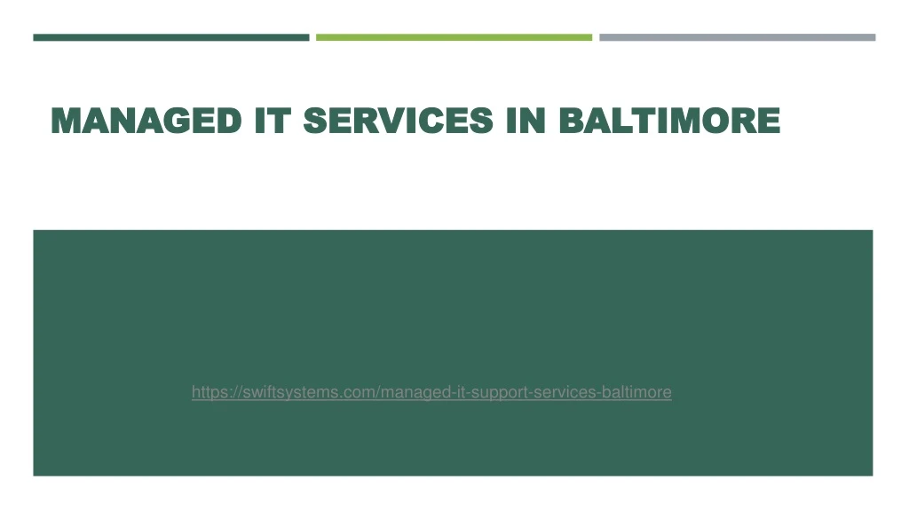managed it services in baltimore