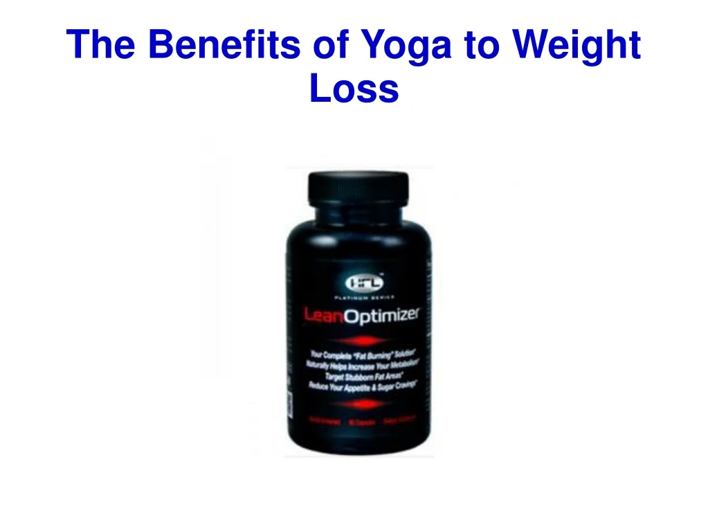 the benefits of yoga to weight loss