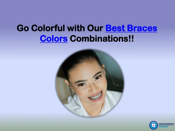 Clear Braces With Colored Bands