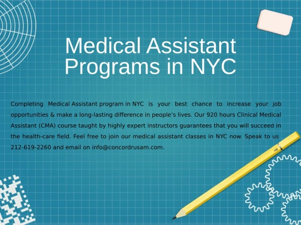 Best Medical Assistant Programs in NYC