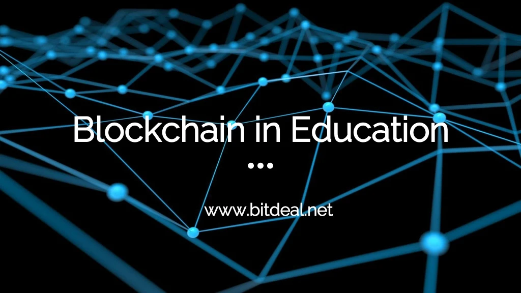 blockchain in education