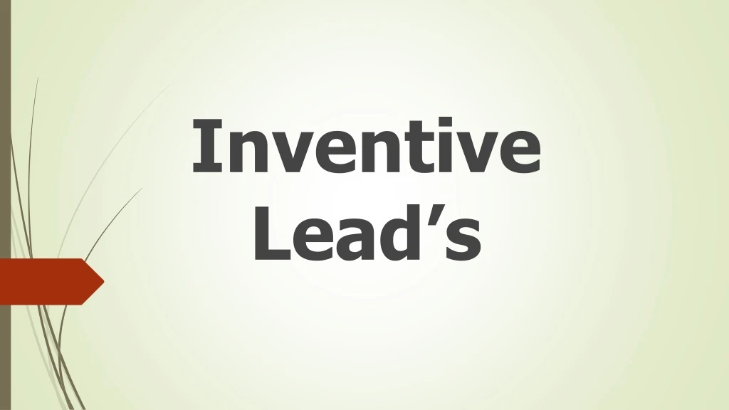 inventive lead s