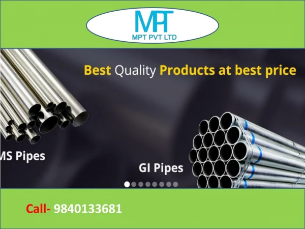 Steel Pipe Manufacturers In Chennai