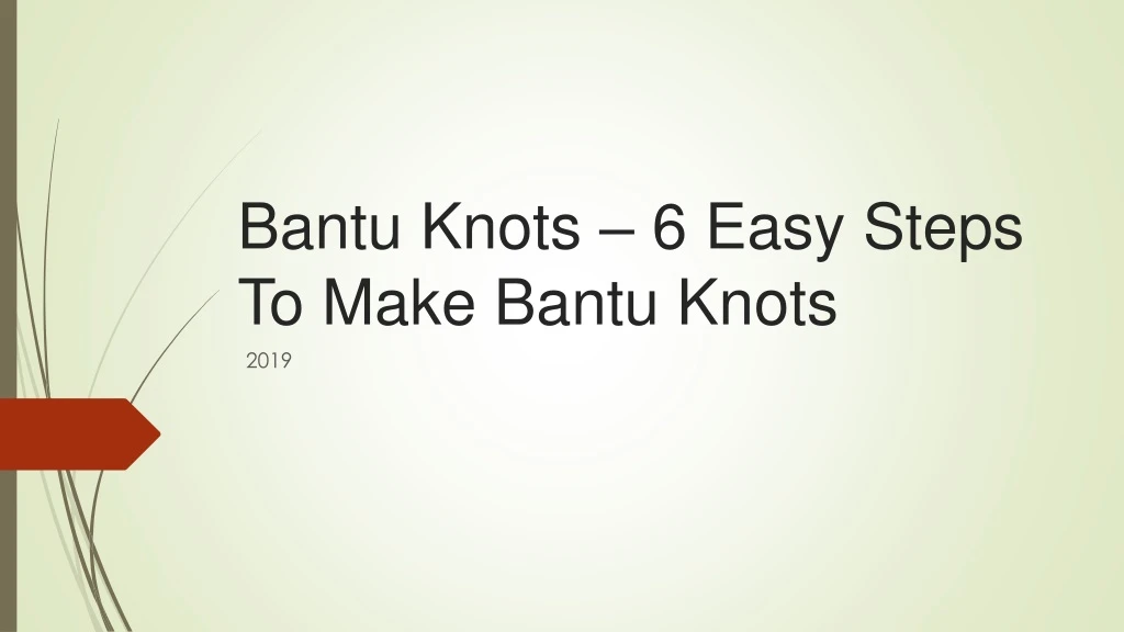 bantu knots 6 easy steps to make bantu knots