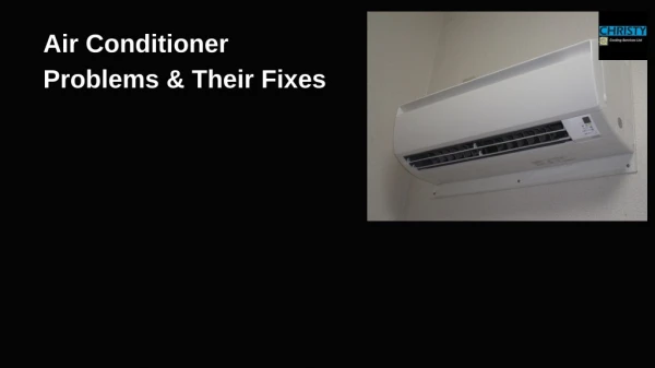 Air Conditioner Problems & their Fixes