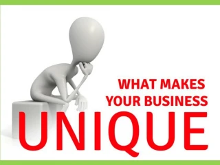 What Makes Your Business Unique - slide 1