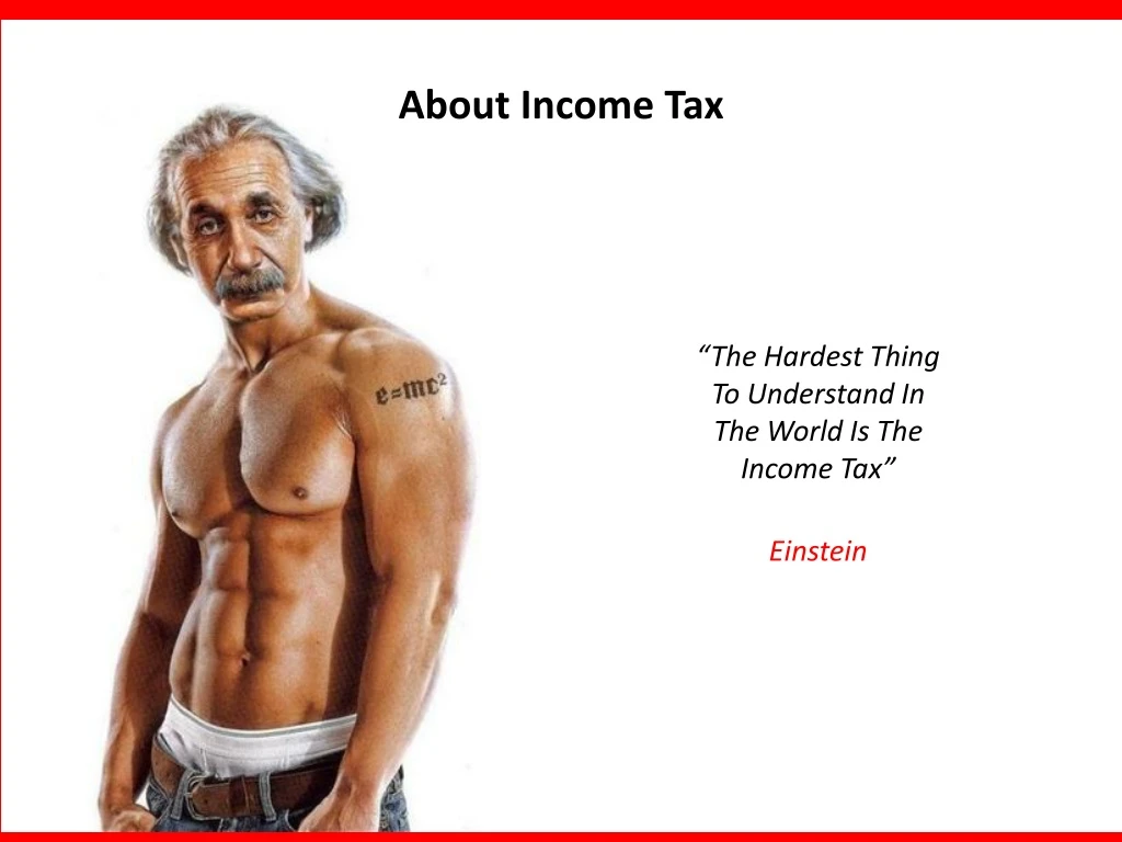 about income tax