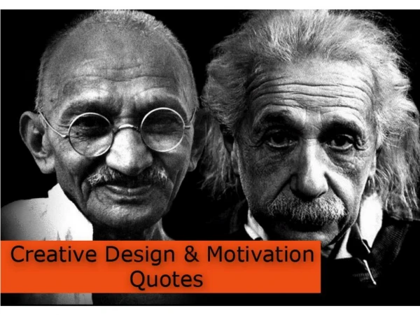 Creative design and motivation quotes