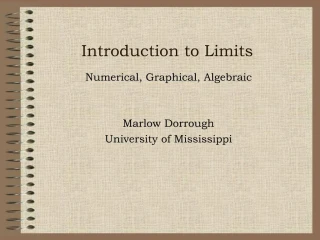 PPT - Introduction to Limits PowerPoint Presentation, free download ...