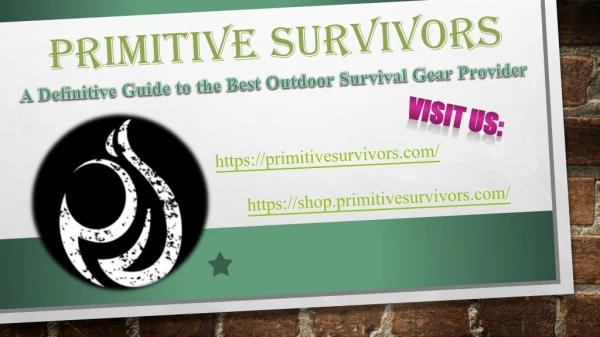 A Definitive Guide to the Best Outdoor Survival Gear Provider