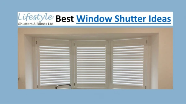 Best Window Shutter Ideas