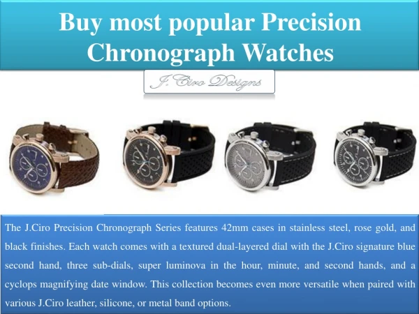 Buy most popular Precision Chronograph Watches